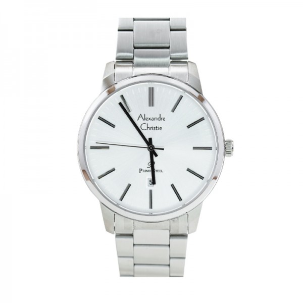 Alexandre Christie AC 1030 Silver White Man Steel MDBSSSL